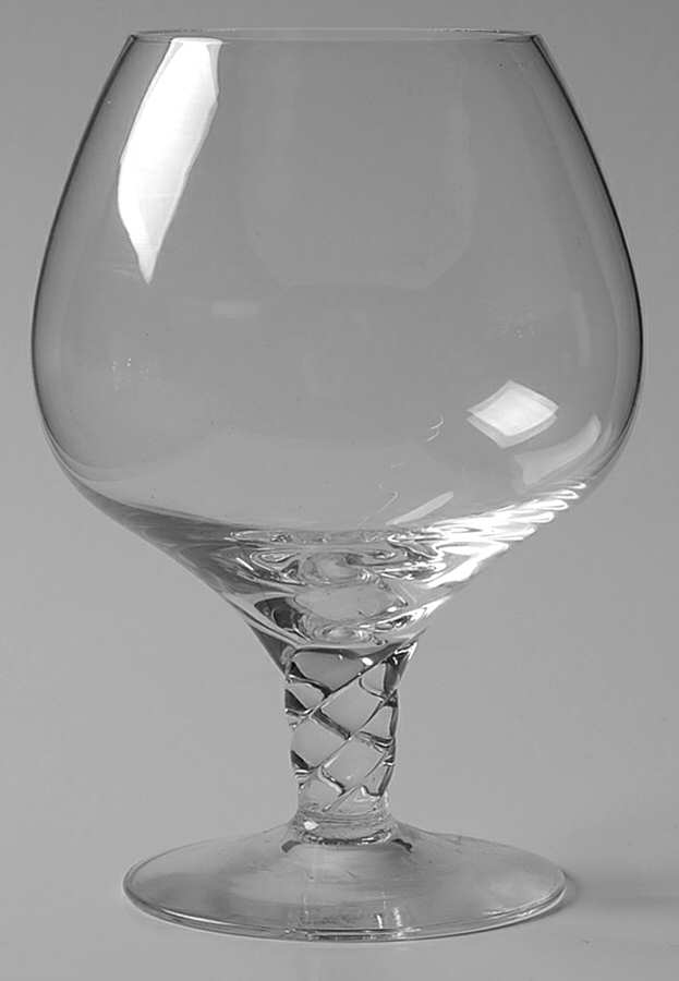 Spiral Clear Brandy Glass by Orrefors-1