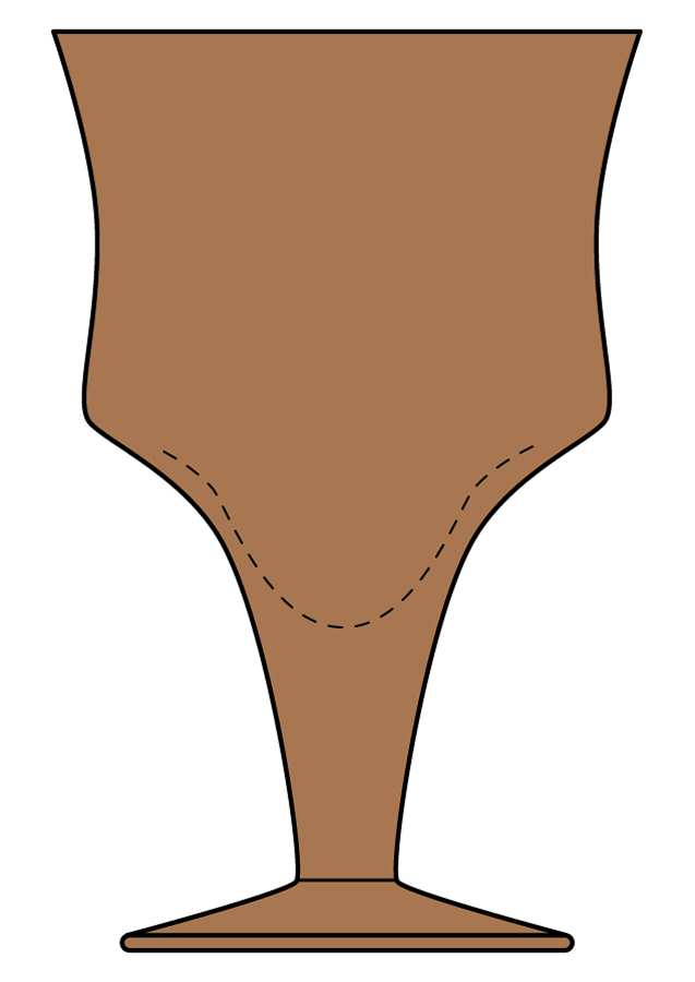 Festival Canyon Brown Water Goblet by Orrefors-1