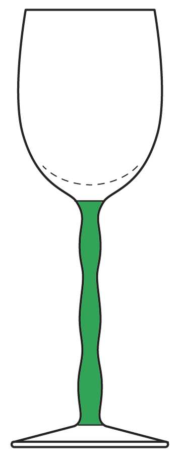 Queen Green Water Goblet by Orrefors-1