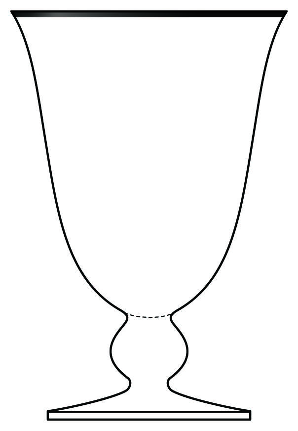 Dolce Vita Platinum Water Goblet by Oneida-1