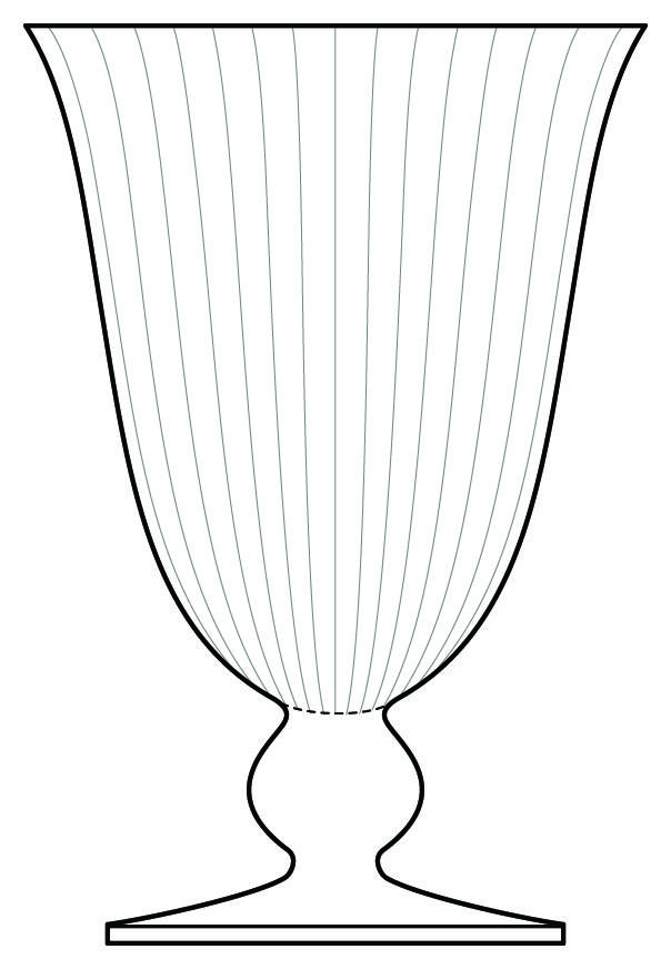 Dolce Vita Optic Water Goblet by Oneida-1