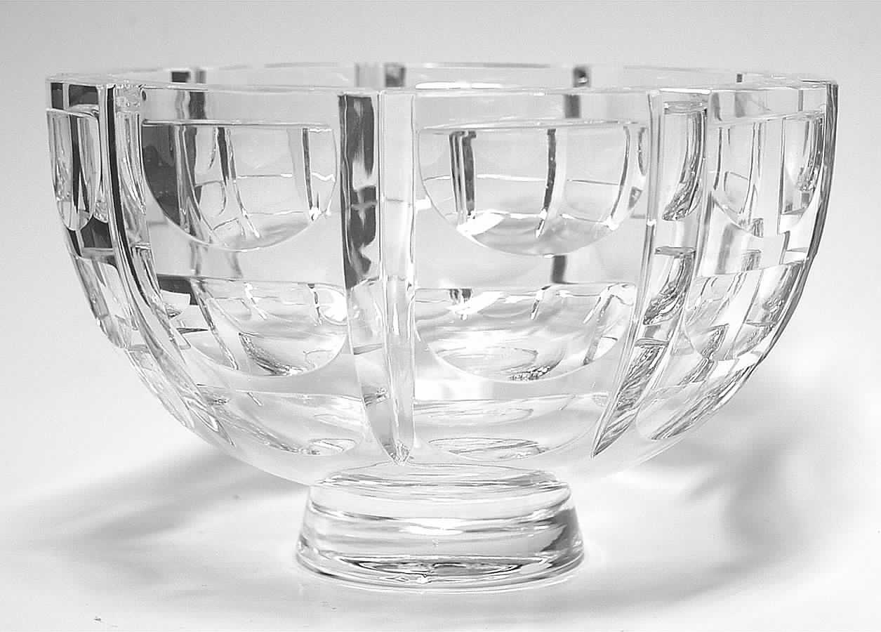 Thousand Windows 8" Round Bowl by Orrefors-1