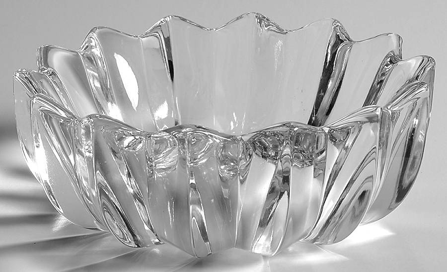 Fleur Mint Dish by Orrefors-1