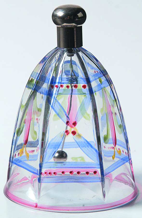 Anna Blue (Handpainted, Casual) Bell by Orrefors-1
