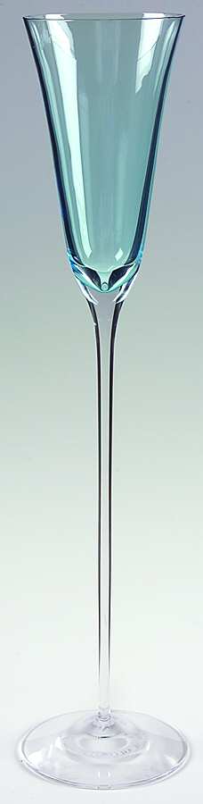 Ceremony Turquoise Fluted Champagne by Orrefors-1
