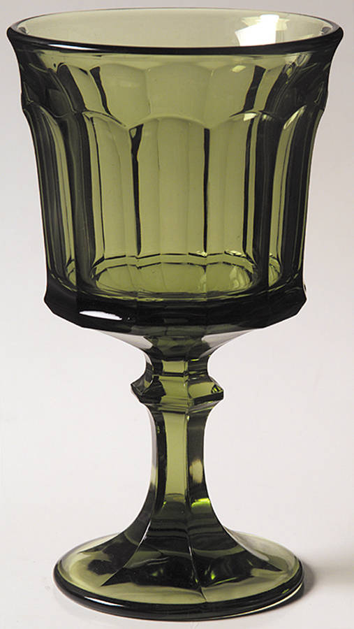 Entree Green Water Goblet by Oneida-1
