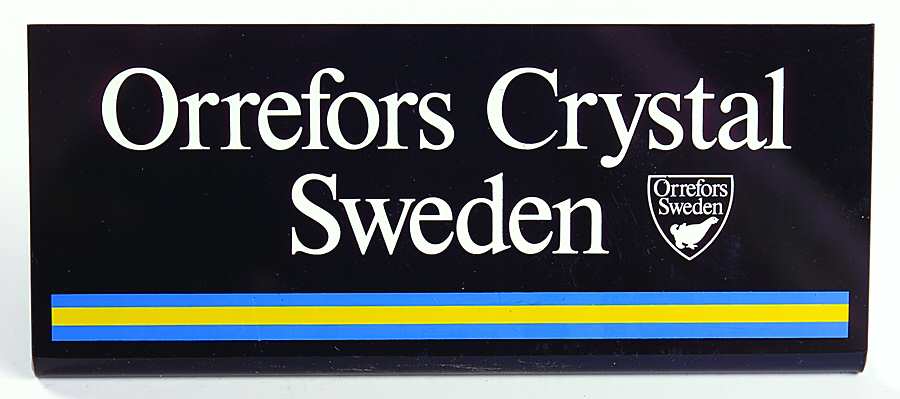 Advertising Signs Plastic Sign 1 by Orrefors-1