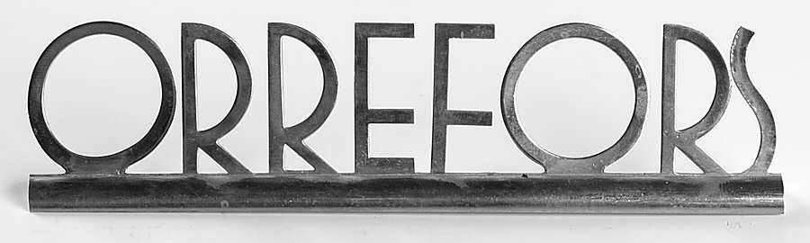 Advertising Signs Metal Sign 1 by Orrefors-1
