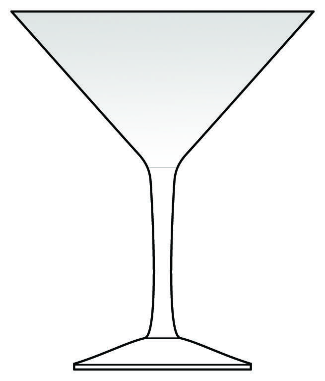 Bianco White Martini Glass by Orrefors-1