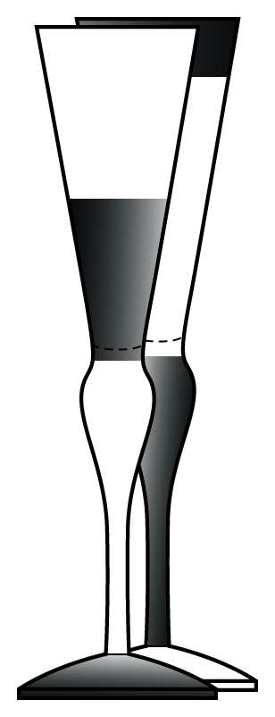 Celebration Platinum Fluted Champagne by Orrefors-1