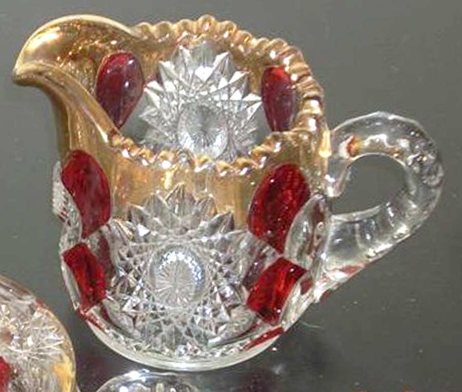 Gloria Ruby Flash Creamer by Ohio Flint-1