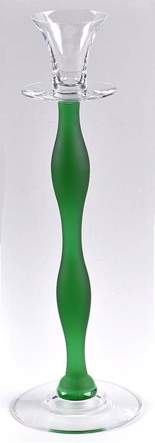 Celeste 13" Tall Single Light Candlestick by Orrefors-1