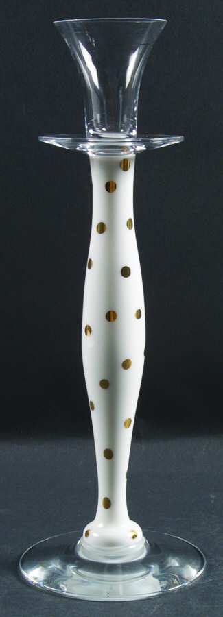 Celeste 11" Tall Single Light Candlestick by Orrefors-1