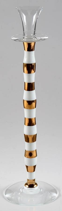Celeste 16" Tall Single Light Candlestick by Orrefors-1