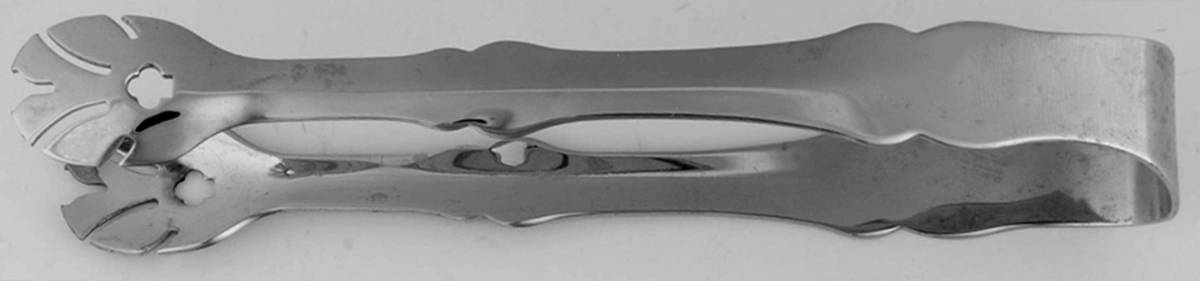 Bjorn Metal Ice Tongs by Orrefors-1
