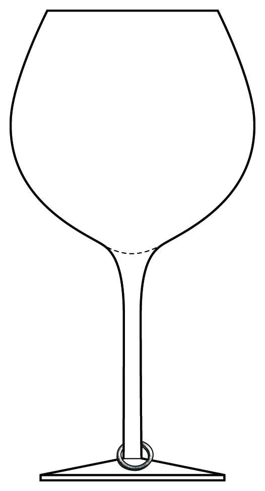 Amor Vincit Omnia Wine Glass by Orrefors-1