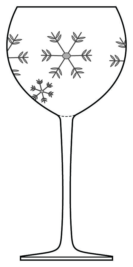Snowflake Wine Glass by Oneida-1