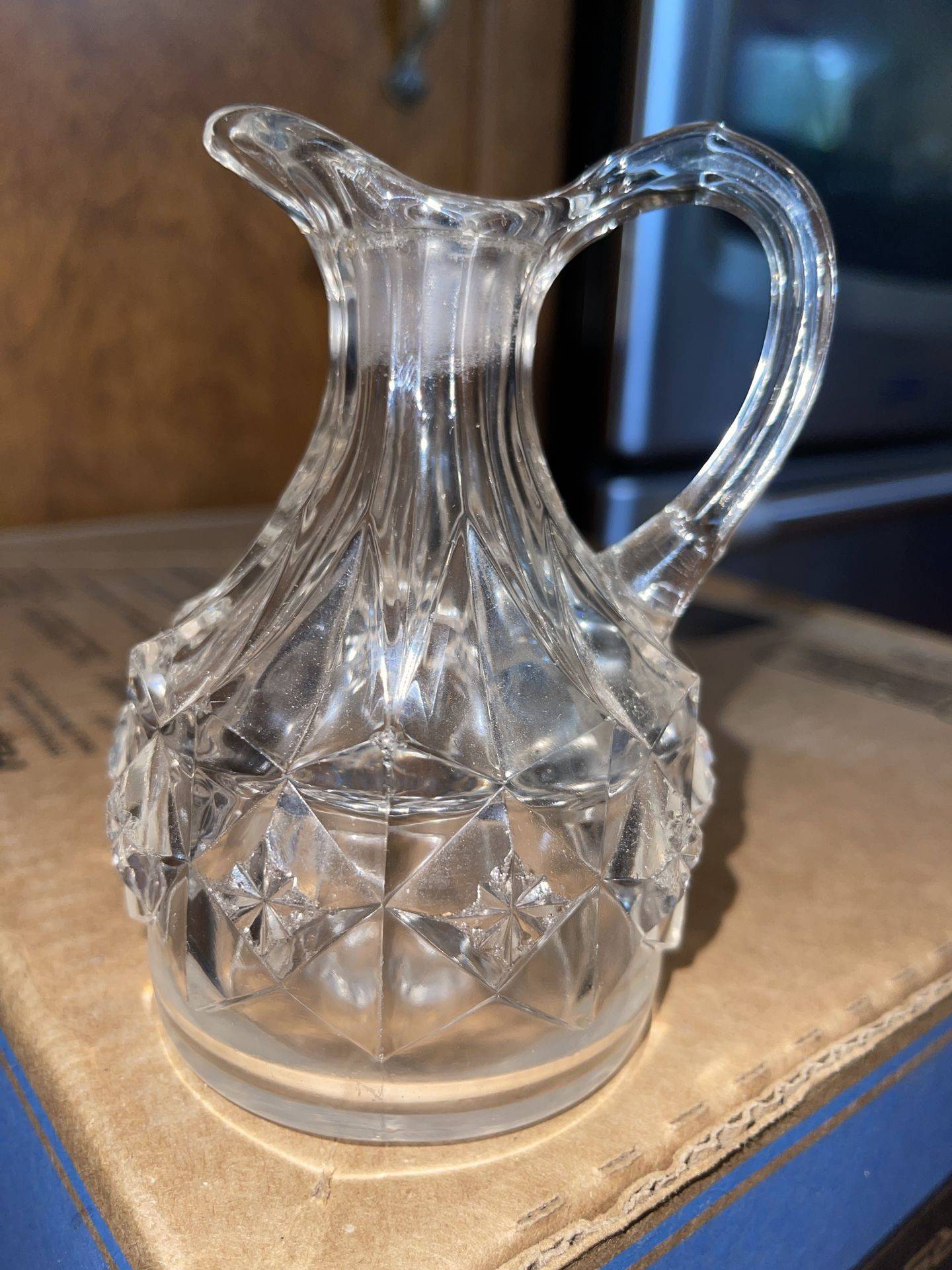 O'Hara Diamond Clear Cruet No Stopper by O'Hara Glass-1
