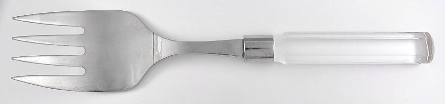 Regina Fork Serving Stainless Tines by Orrefors-1