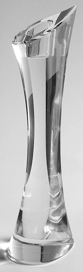 Drop 9" Single Light Candlestick by Orrefors-1
