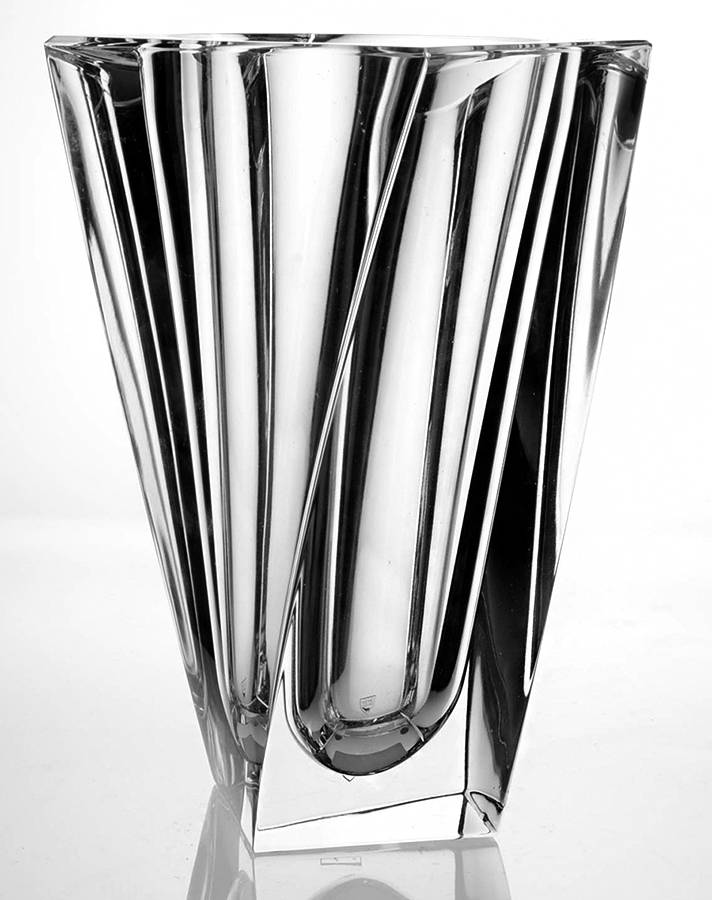 Tornado 8" Flower Vase by Orrefors-1