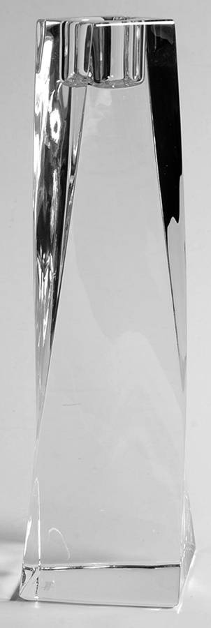 Tornado 8" Single Light Candlestick by Orrefors-1