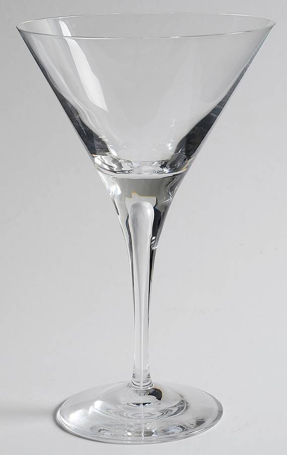 Intermezzo Satin Martini Glass by Orrefors-1