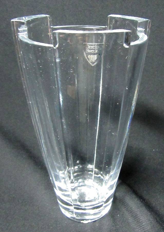 Arctic 7" Flower Vase by Orrefors-1