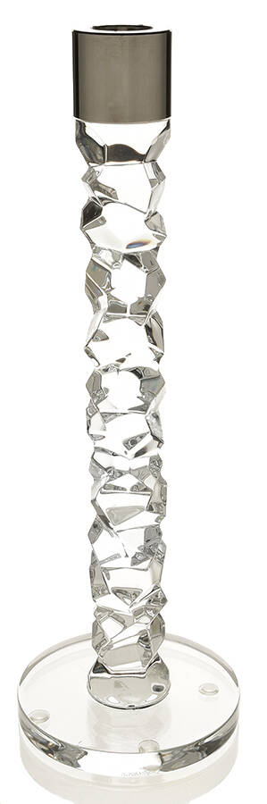 Carat 11" Tall Single Light Candlestick by Orrefors-1
