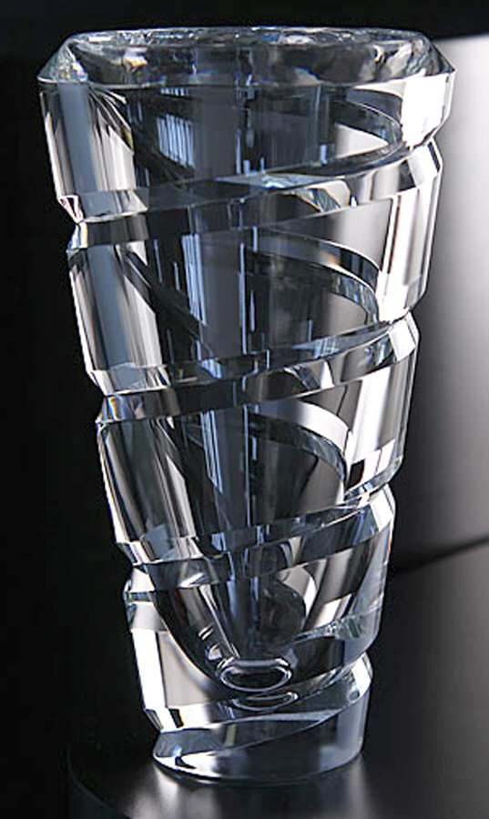 Crystal Dance 10" Flower Vase by Orrefors-1