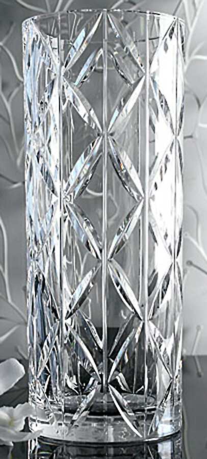 Crystal Tones 14" Flower Vase by Orrefors-1
