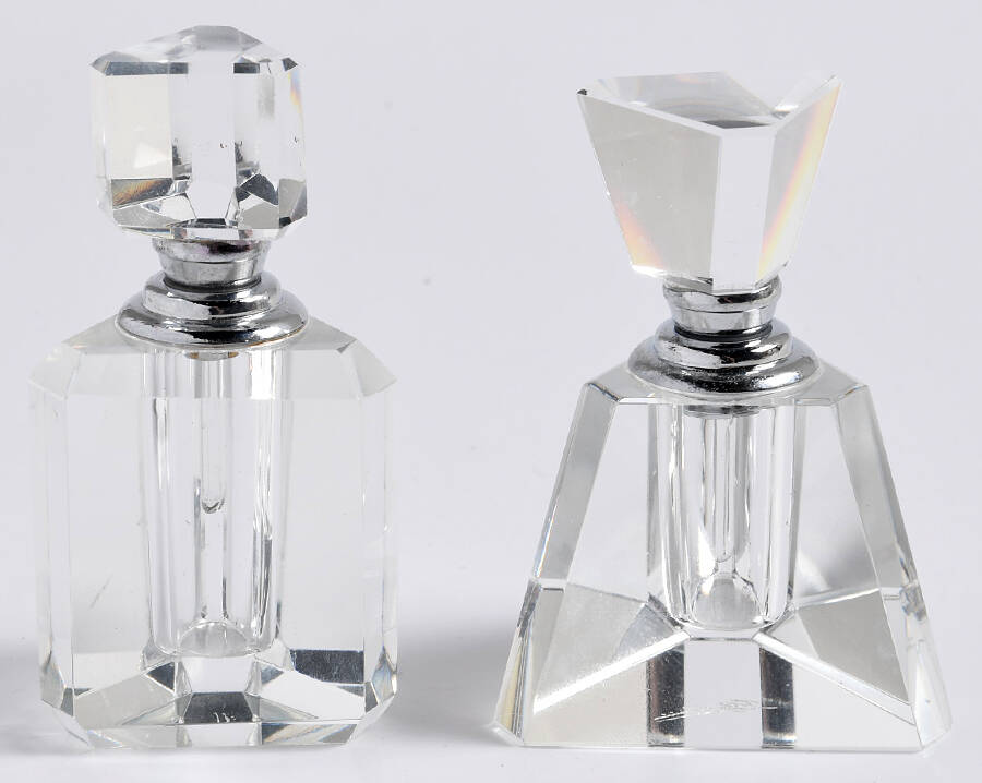 Perfume Bottles (Set of 2,Motifs 7 & 8) Perfume Bottles & Stoppers by Oleg Cassini-1