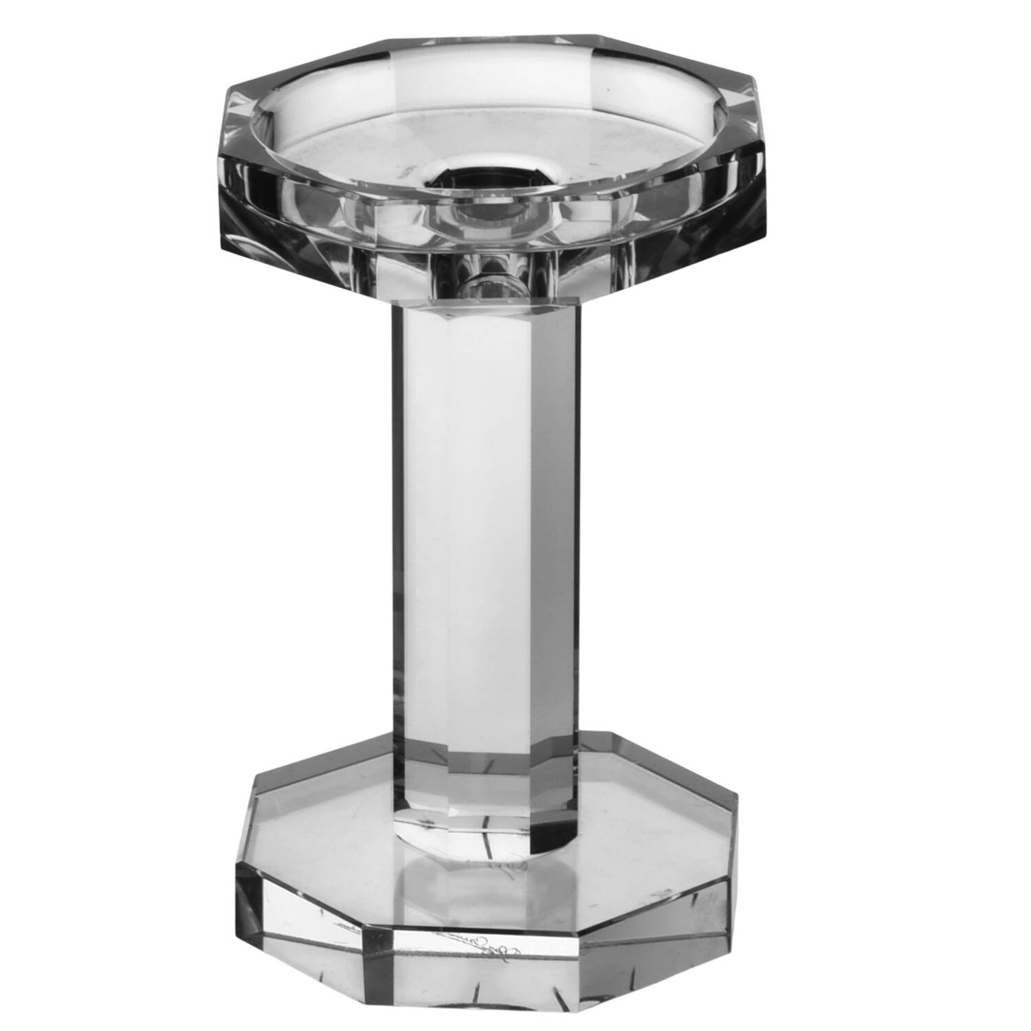 Ashley 6" Pillar Candleholder by Oleg Cassini-1