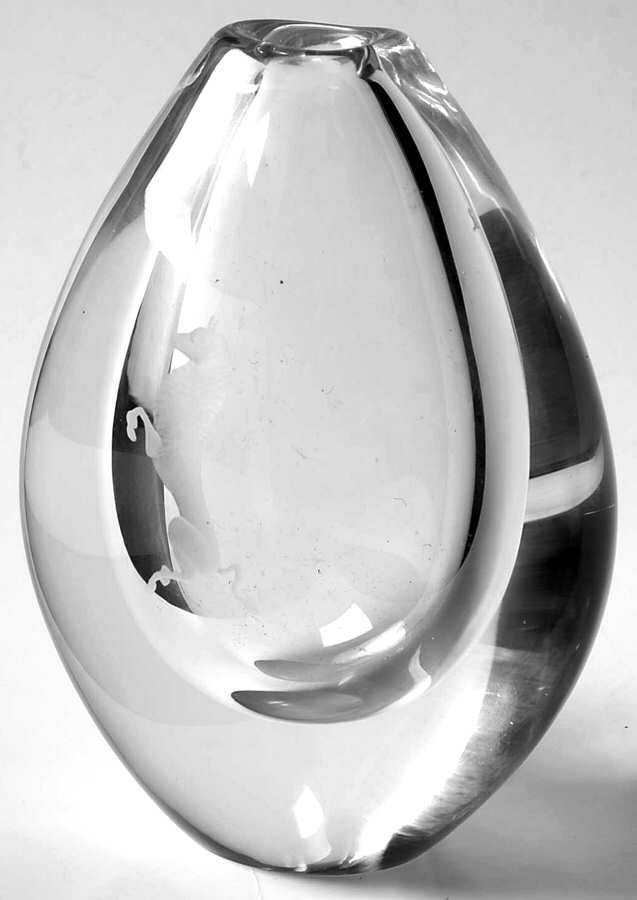 Sven Palmqvist (Sp) 6" Flower Vase by Orrefors-1