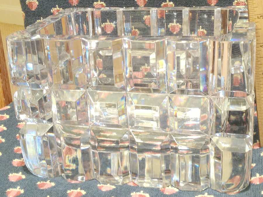 Tullgarn 6" Square Bowl by Orrefors-1