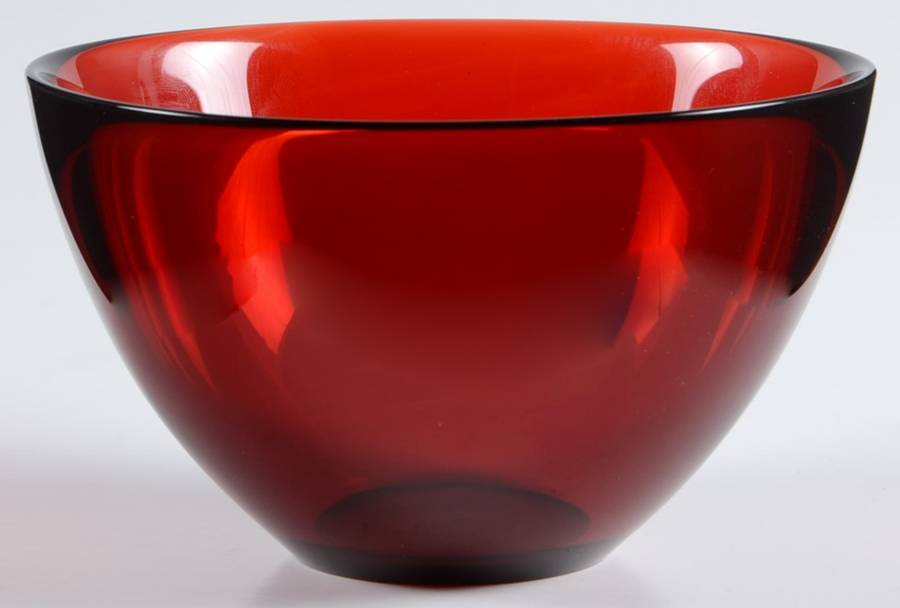 Fuga Ruby 4" Round Bowl by Orrefors-1