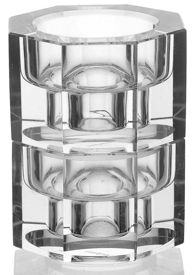 Totem Clear Tranquility Candlestick by Orrefors-1