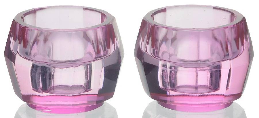 Totem Violet Harmony Candlestick by Orrefors-1
