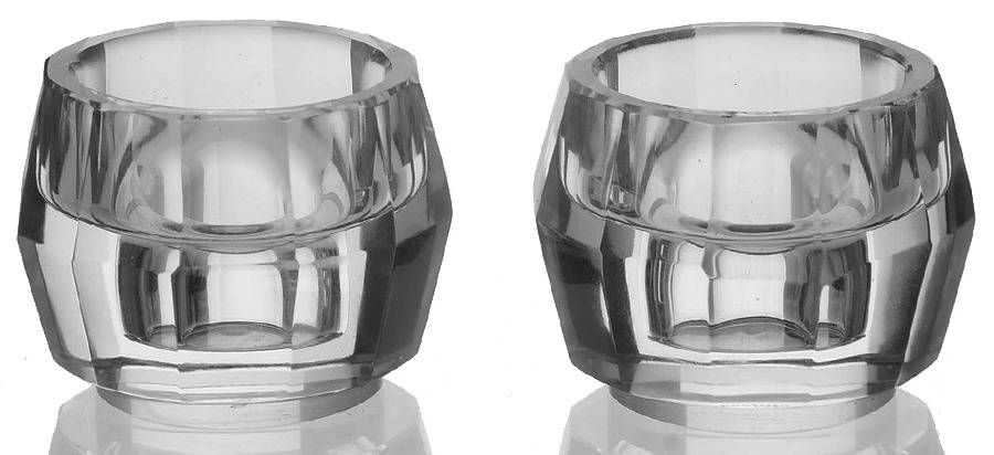 Totem Clear Harmony Candlestick by Orrefors-1