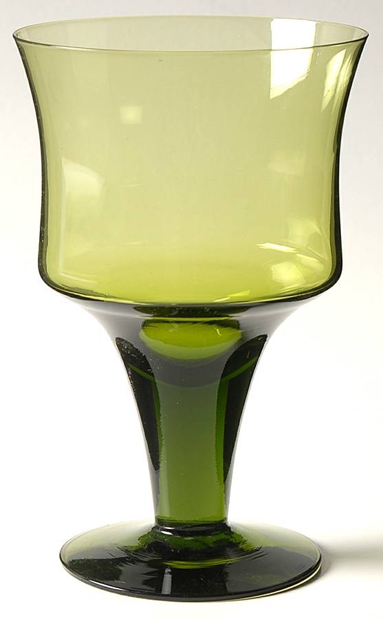Festival Glade Green Water Goblet by Orrefors-1