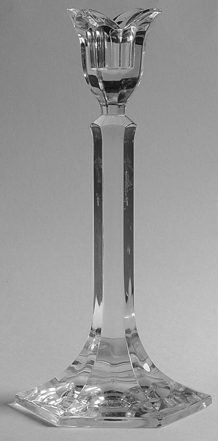 Lily 11" Tall Single Light Candlestick by Orrefors-1
