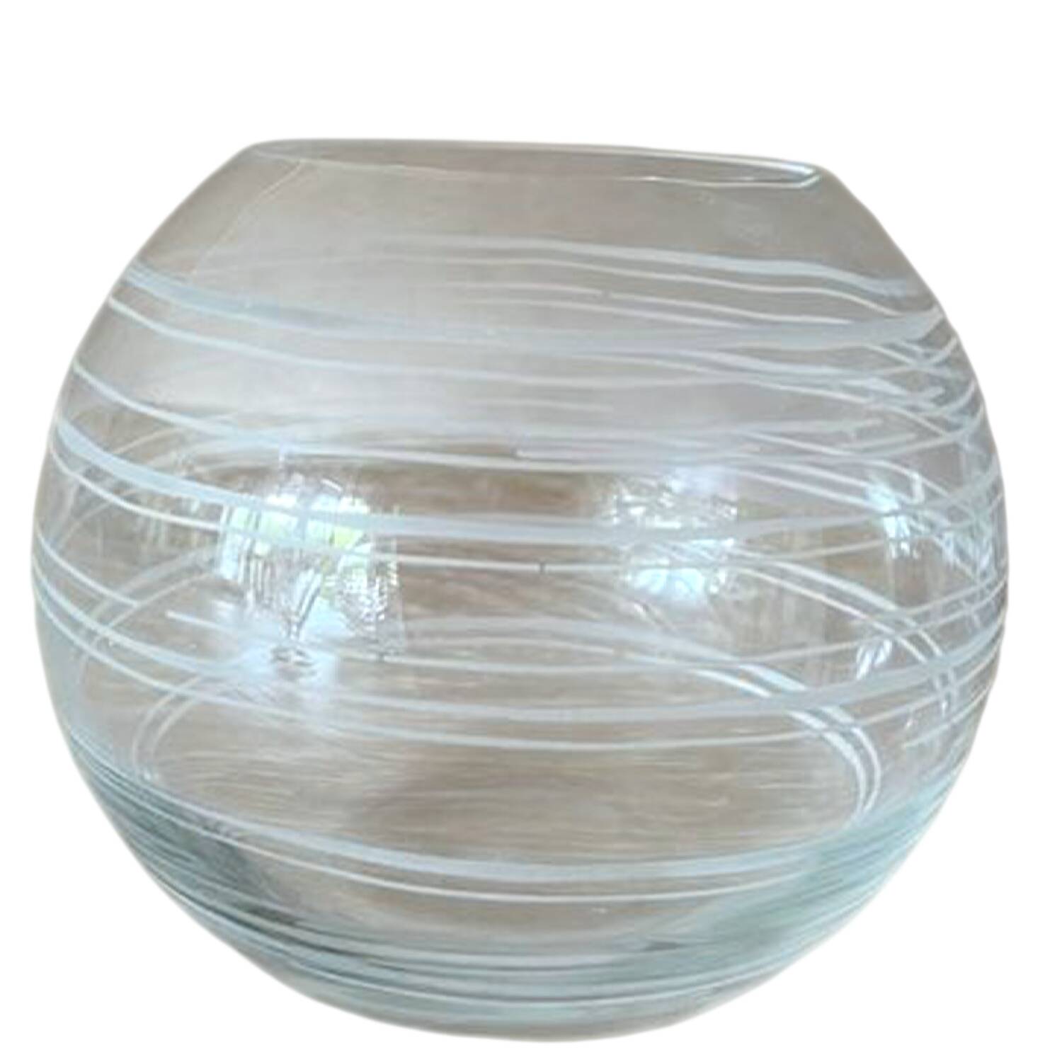 Graphic 5" Ball Vase by Orrefors-1