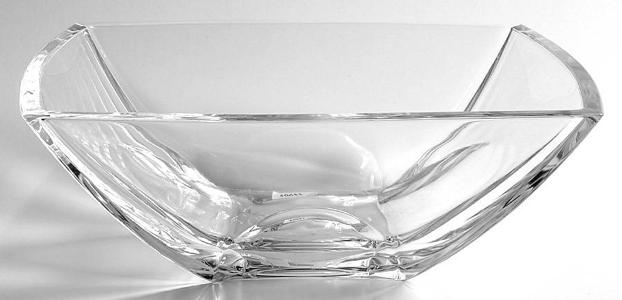 Cathedral 10" Square Bowl by Orrefors-1