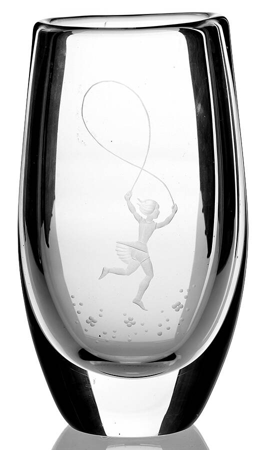 Sven Palmqvist (Sp) 6" Bud Vase by Orrefors-1
