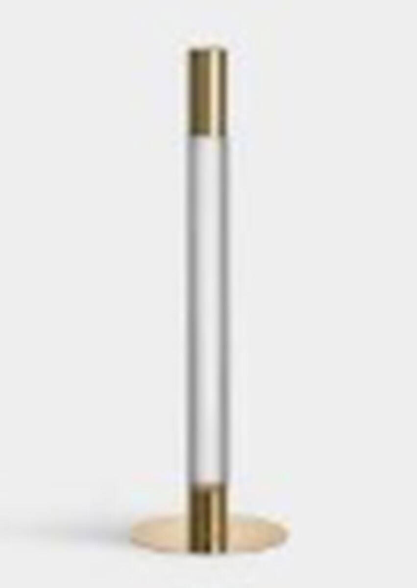 Lumiere 12" Tall Single Light Candlestick by Orrefors-1