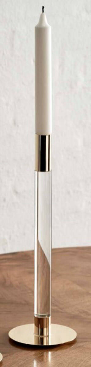 Lumiere 12" Tall Single Light Candlestick by Orrefors-1