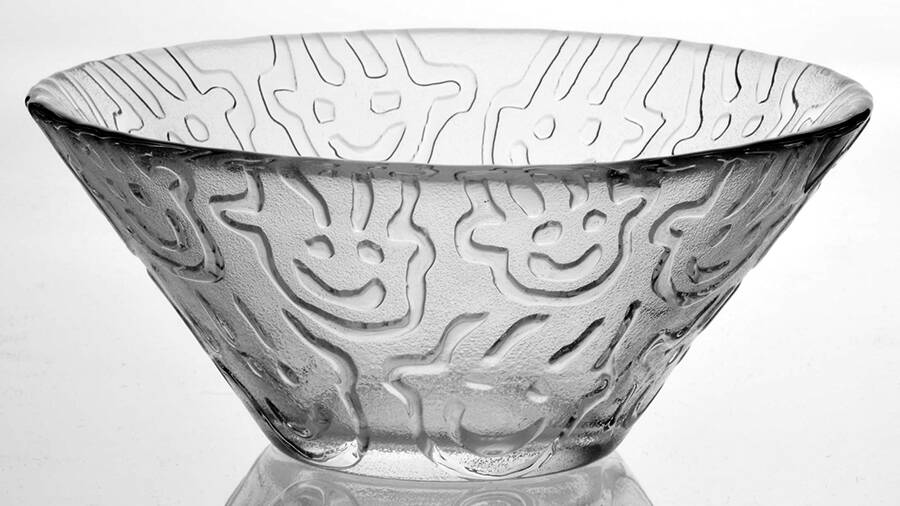 Happy 5" Round Bowl by Orrefors-1