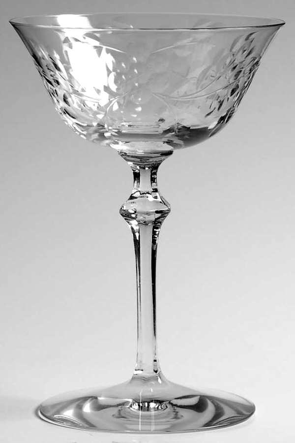 Carol Champagne/Tall Sherbet by Pairpoint-Gunderson Crystal-1