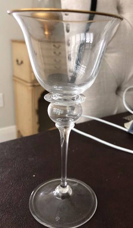 Air Gold Wine Glass by Peill-1