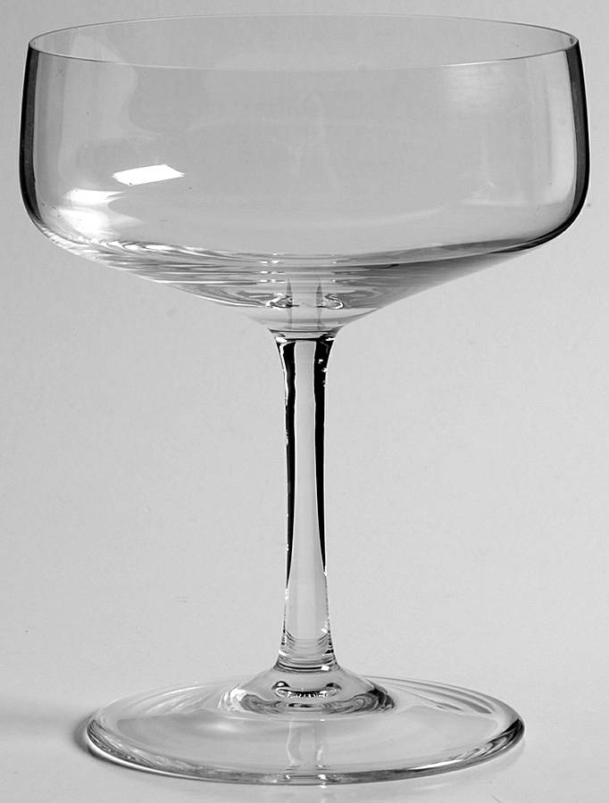 Cora Clear (Clear Bowl & Stem) Champagne/Tall Sherbet by Peill-1